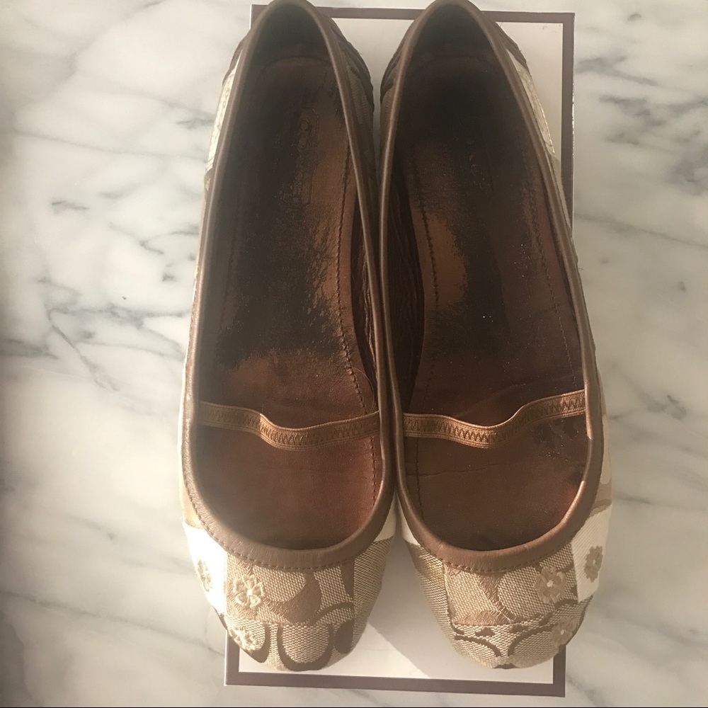 Coach Jessie Patchwork Flats